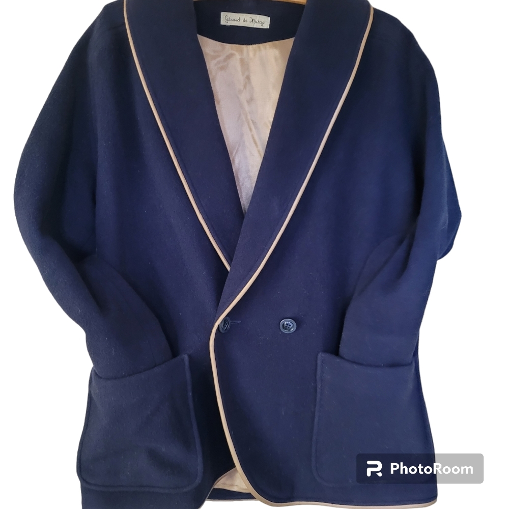 Vtg Upscale Wool Coat
